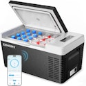 Euhomy 19-Quart 12V Electric Portable Refrigerator and Freezer for $112 + free shipping