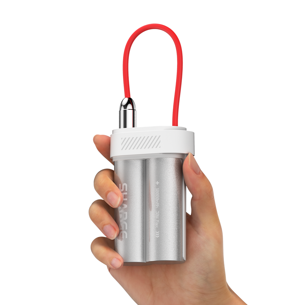 Sharge Pouch Mini 10,000mAh 30W Power Bank with Built-in Cable: $29.90