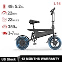 Aovopro 14" Foldable Electric Bicycle for $180 + free shipping