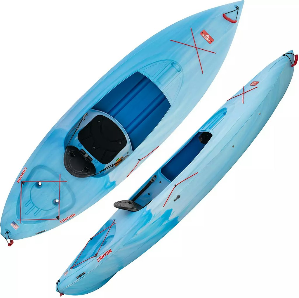 Quest Canyon 100 Sit-In Kayak: $180