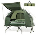 Goplus 1-Person Waterproof Camping Tent Cot w/ Air Mattress, Pillow & Sleeping Bag for $145 + free shipping