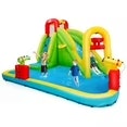 Costway Inflatable Water Slide Kids Splash Pool Bounce House without Blower: $180