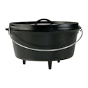 Lodge 8-Quart Seasoned Cast Iron Camp Outdoor Dutch Oven w/ Lid for $90 + pickup