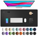 Aothia Non-Slip Waterproof PU Leather Desk Pad Protector for $9 + free shipping w/ Prime