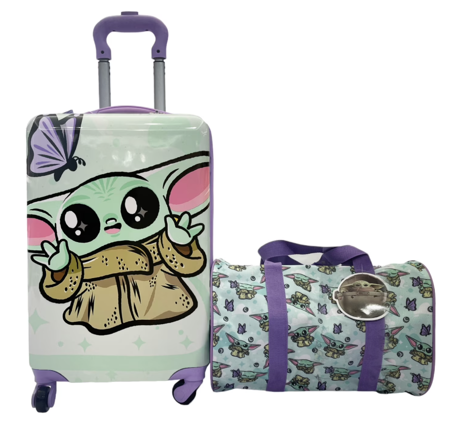 Lucas Star Wars Kids' Hardside Spinner Luggage w/ Duffel Set: $39