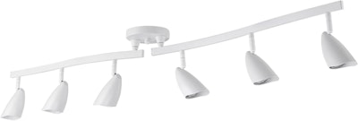 Globe Electric Grayson 6-Light Adjustable Track Lighting for $24 + free shipping w/ Prime