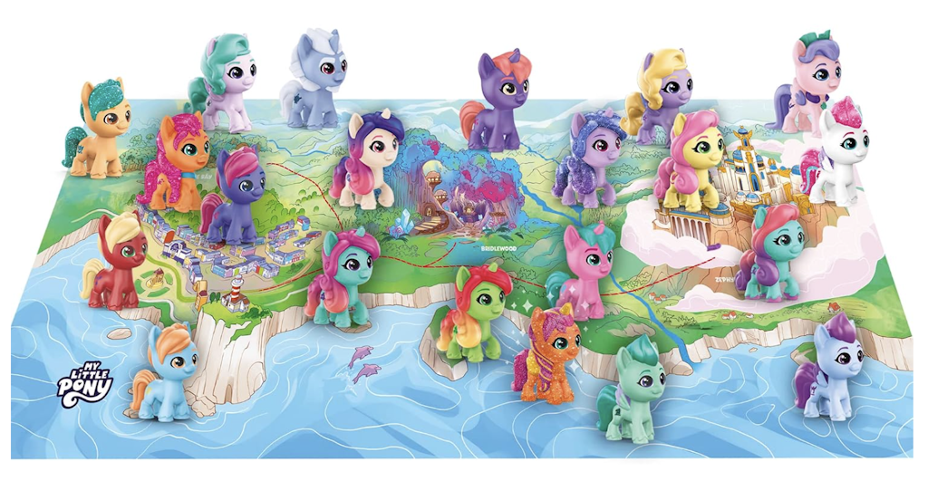 My Little Pony Mini World Magic Meet The Minis Collection Set: $16