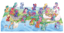 My Little Pony Mini World Magic Meet The Minis Collection Set for $16 + free shipping w/ Prime