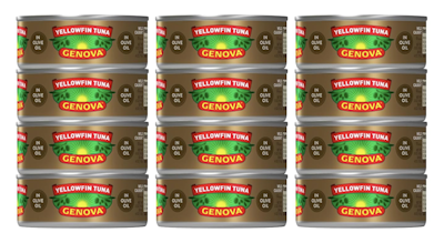 Genova Premium Yellowfin Tuna in Olive Oil 5-oz. Can 12-Pack for $14 via Sub & Save + free shipping w/ Prime
