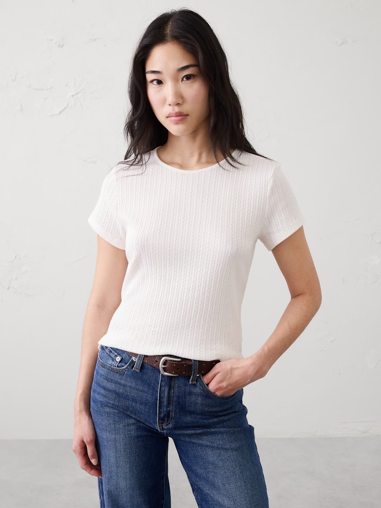 Pointelle Baby T-Shirt: $22.97 Pointelle Baby T-Shirt: $22.97