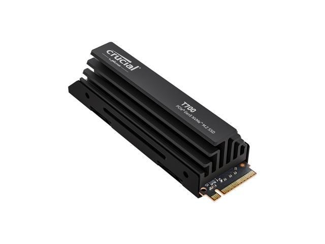 Crucial T700 1TB Gen5 NVMe M.2 Internal SSD w/ Heatsink: $219.99