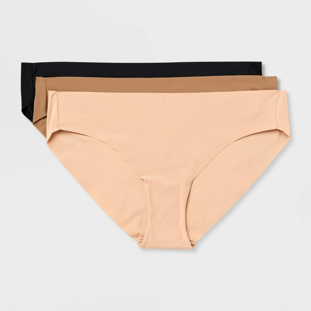 Auden Women's Invisible Edge Bikini Underwear 3-Pack: $15 Auden Women's Invisible Edge Bikini Underwear 3-Pack: $15