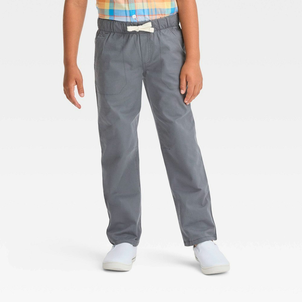 Cat & Jack Boys' Straight Fit Woven Pull-On Pants: $12 Cat & Jack Boys' Straight Fit Woven Pull-On Pants: $12