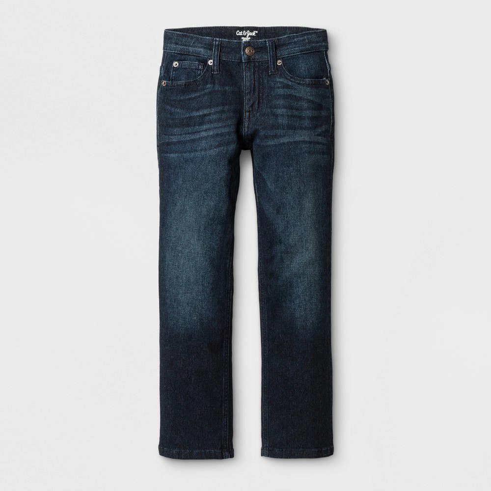Cat & Jack Boys' Stretch Straight Fit Jeans: $15 Cat & Jack Boys' Stretch Straight Fit Jeans: $15