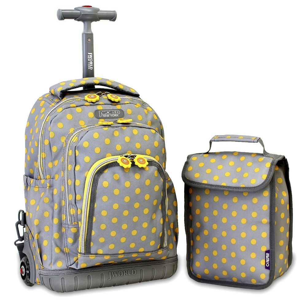 J World Lollipop 16-Inch Rolling Backpack and Lunch Bag: $44.99 J World Lollipop 16-Inch Rolling Backpack and Lunch Bag: $44.99