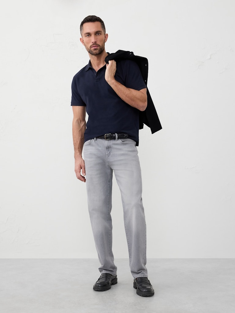 Standard-Fit Pique Polo: $25 Standard-Fit Pique Polo: $25