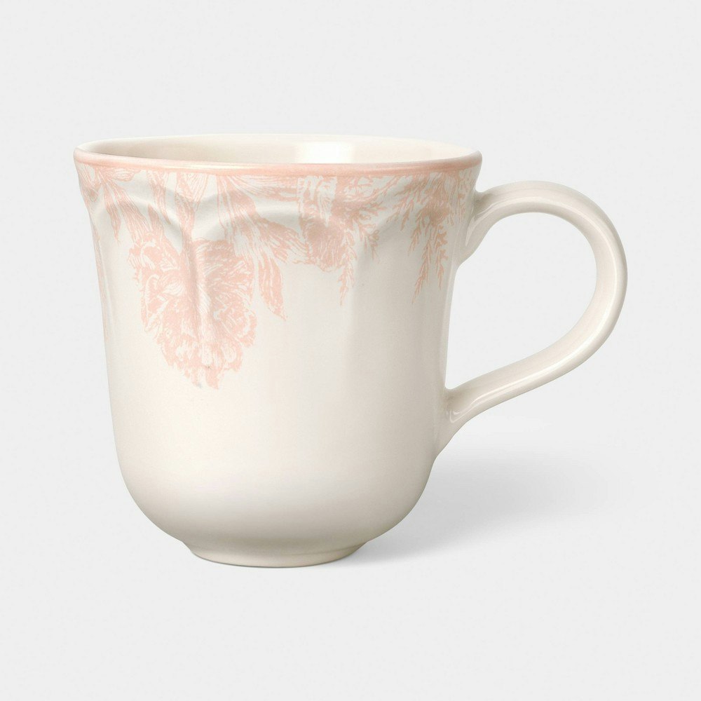 Threshold Legacy Heirloom Pink Floral Mug 13.34-oz.: $6