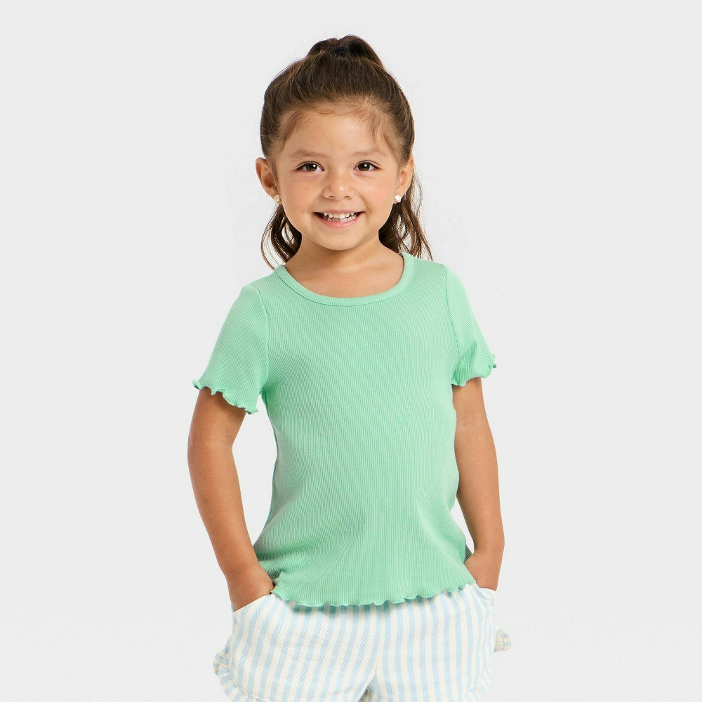 Cat & Jack Baby Girls' Ribbed Short Sleeve T-Shirt 12M: $4.25 Cat & Jack Baby Girls' Ribbed Short Sleeve T-Shirt 12M: $4.25