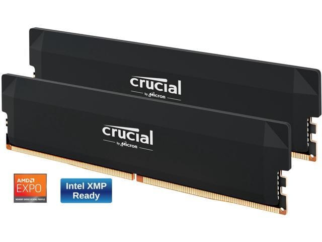 Crucial Pro 32GB (2 x 16GB) DDR5 6000MHz Desktop Memory: $465.55 Crucial Pro 32GB (2 x 16GB) DDR5 6000MHz Desktop Memory: $465.55