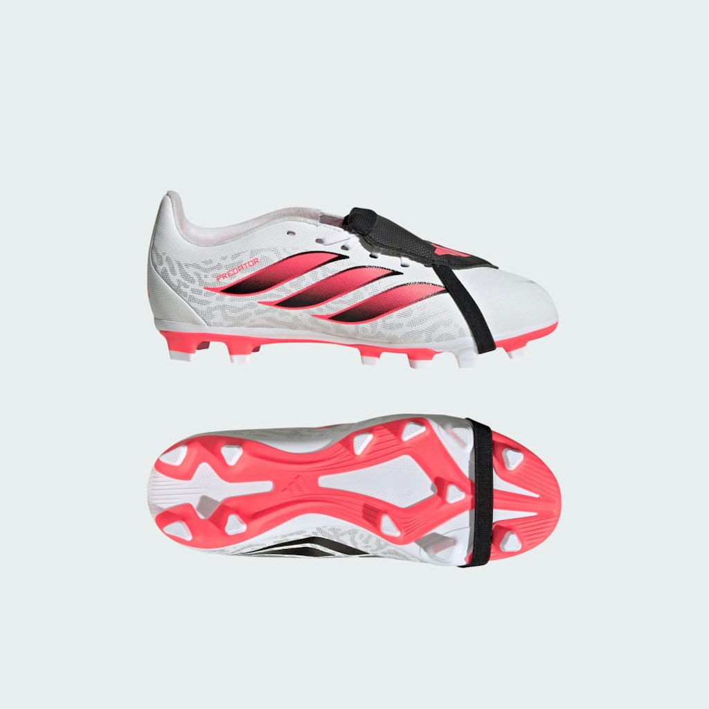Adidas Predator Club Fold-Over Tongue Kids' Firm/Multi-Ground Soccer Cleats: $50