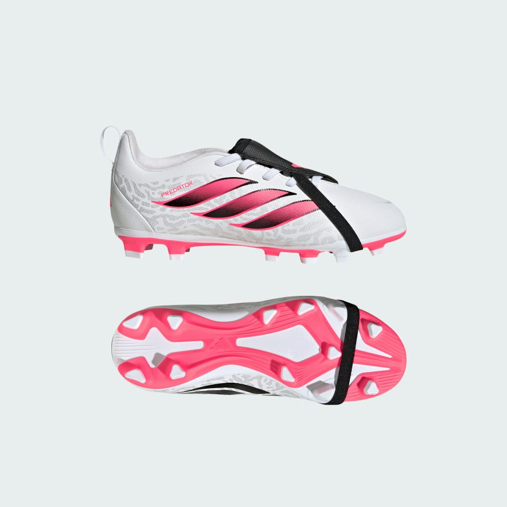 Adidas Predator Club Fold-Over Tongue Kids' Firm/Multi-Ground Soccer Cleats: $50