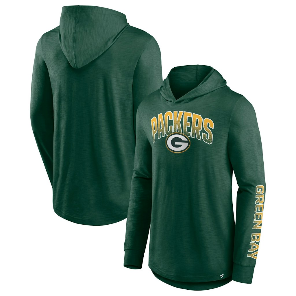 Fanatics Green Bay Packers Men's Long Sleeve Hooded T-Shirt: $45.99