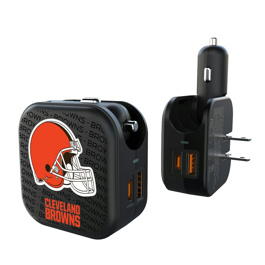 Cleveland Browns Dual Port USB Car & Home Charger: $39.99