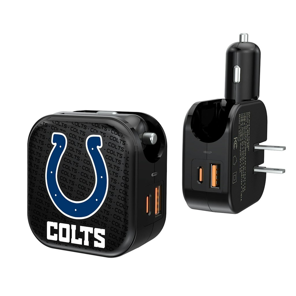 Indianapolis Colts Dual Port USB Car and Home Charger: $39.99