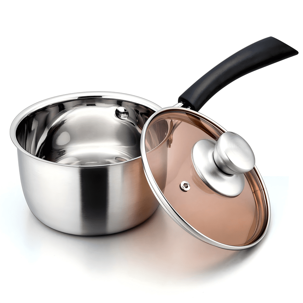 Walchoice 2-Quart Stainless Steel Saucepan with Lid: $15.19 Walchoice 2-Quart Stainless Steel Saucepan with Lid: $15.19