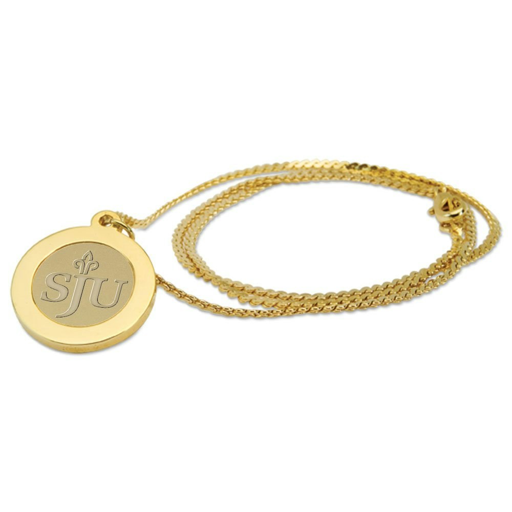 Women's Saint Joseph's Hawks 18-Inch Gold Pendant Necklace: $69.99