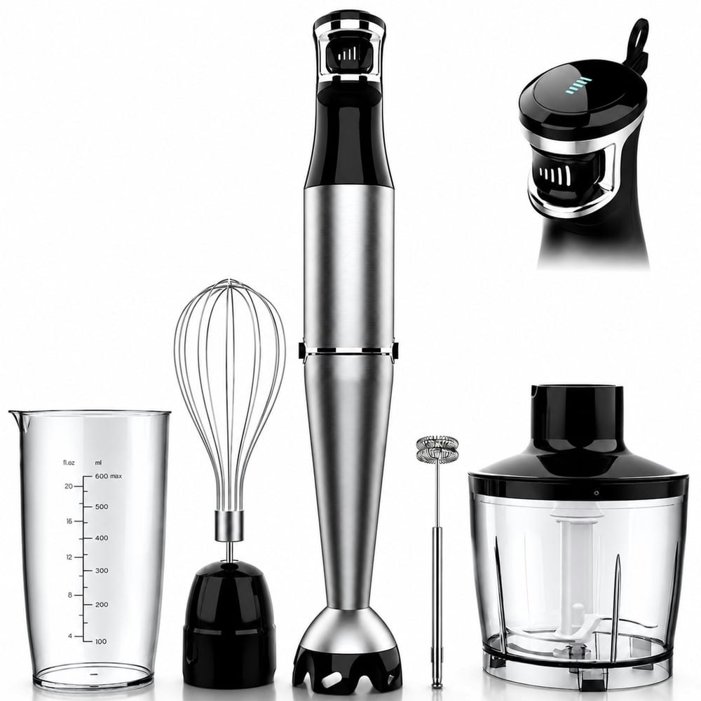 Bitrel 1,100W 5-in-1 Immersion Hand Blender: $28.59