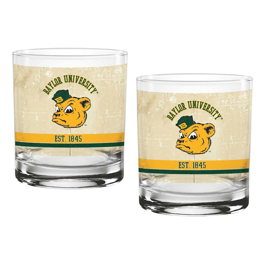Baylor Bears 14oz. Glass Set 2-Pack: $39.99
