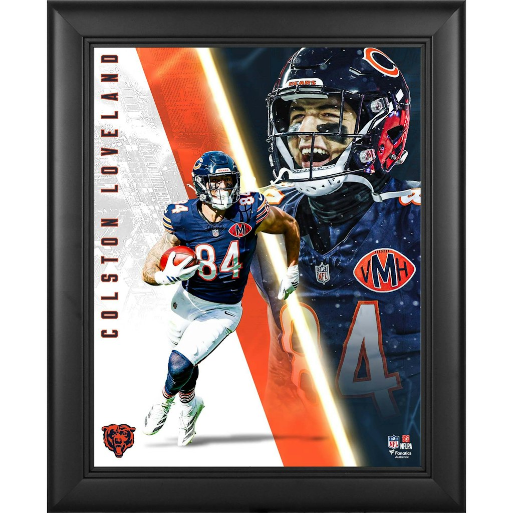 Colston Loveland Chicago Bears 13" x 16" Radiance Collage: $49.99