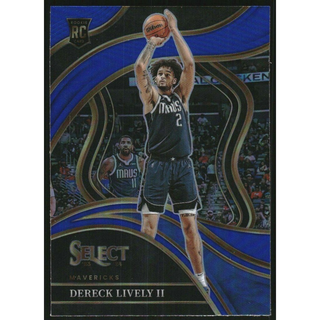 2023-24 Select Prizm Blue Dereck Lively II #285 Card: $10