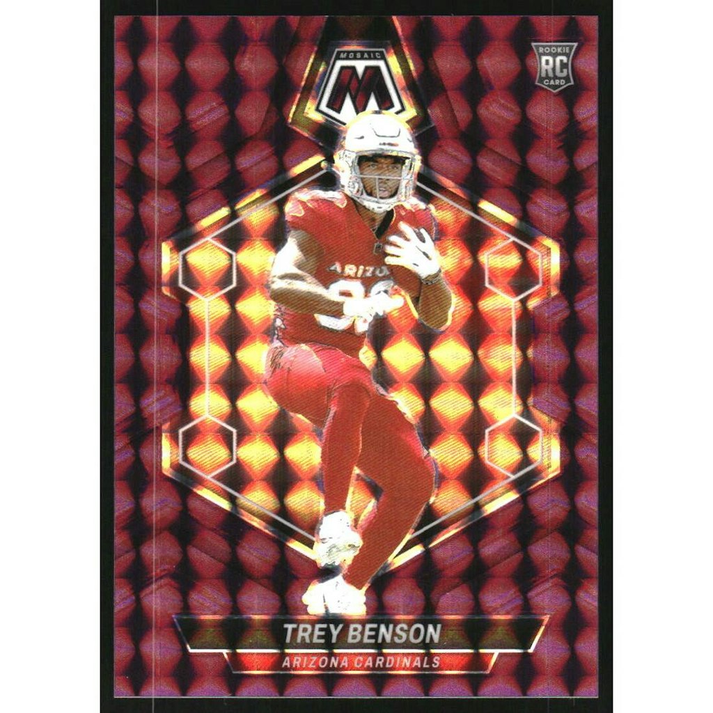 2024 Panini Mosaic Trey Benson Purple #360 Trading Card: $10