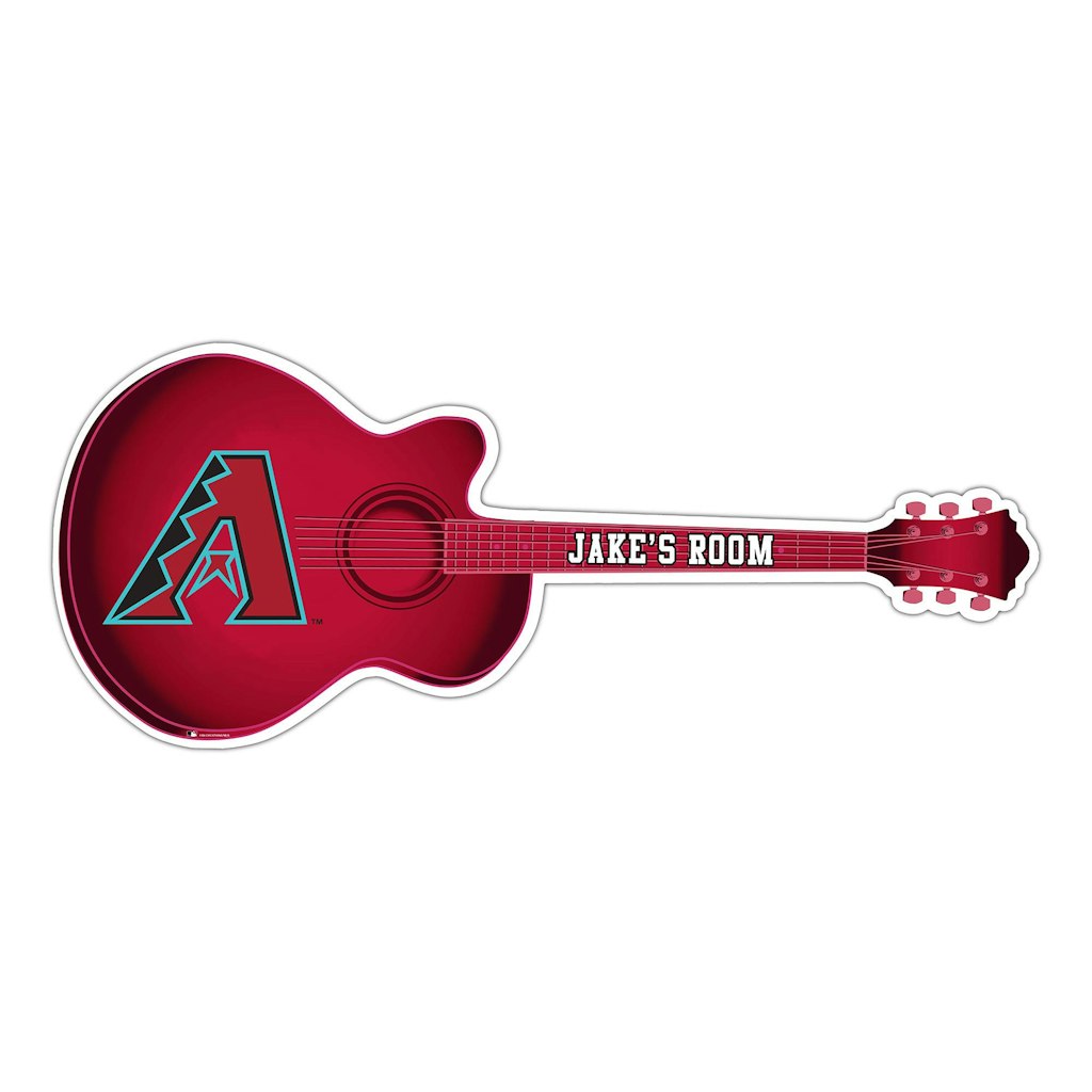 Arizona Diamondbacks 24-Inch Customizable Guitar Sign: $44.99