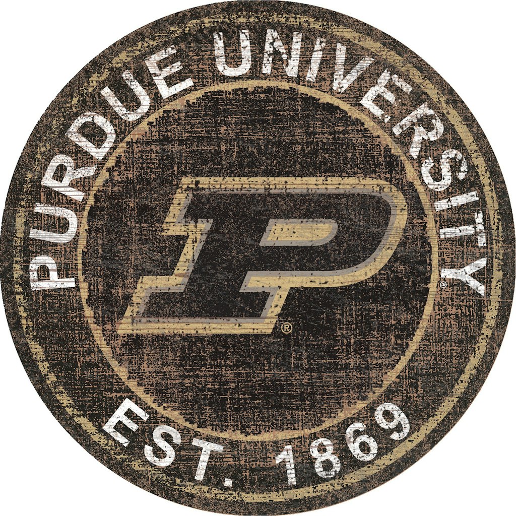 Purdue Boilermakers 24-inch Round Heritage Logo Sign: $59.99