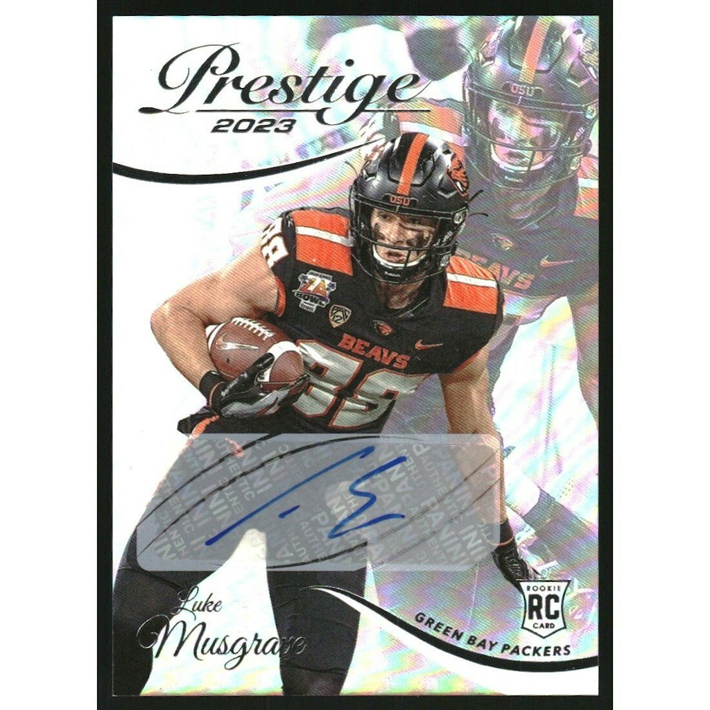 2023 Prestige Xtra Points Luke Musgrave Signature Card #360: $18