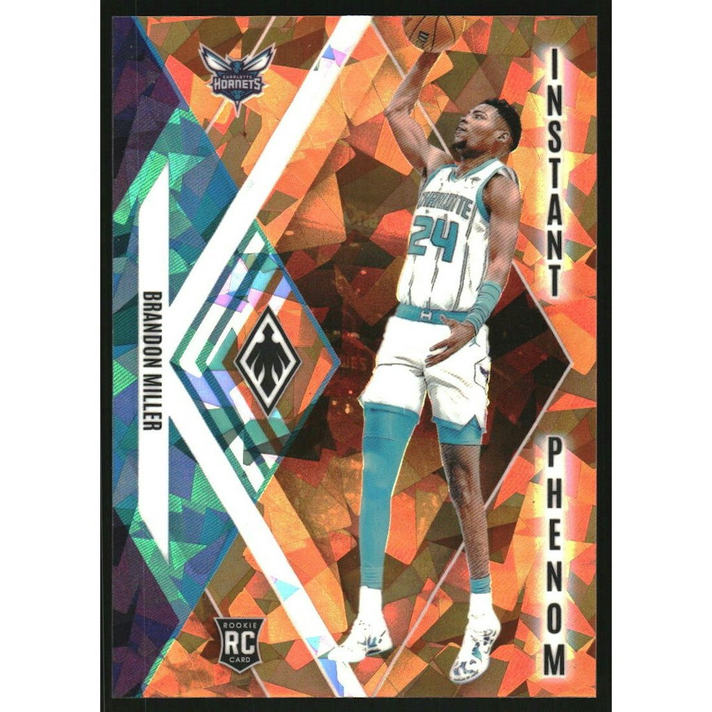 2023-24 Panini Phoenix Brandon Miller Instant Phenom Orange Ice Card: $12