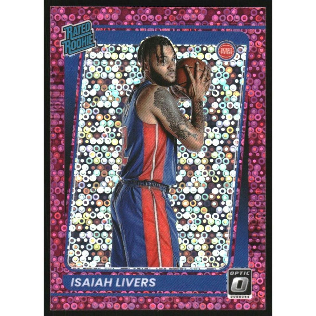 2021-22 Donruss Optic Fast Break Pink Isaiah Livers Card: $15