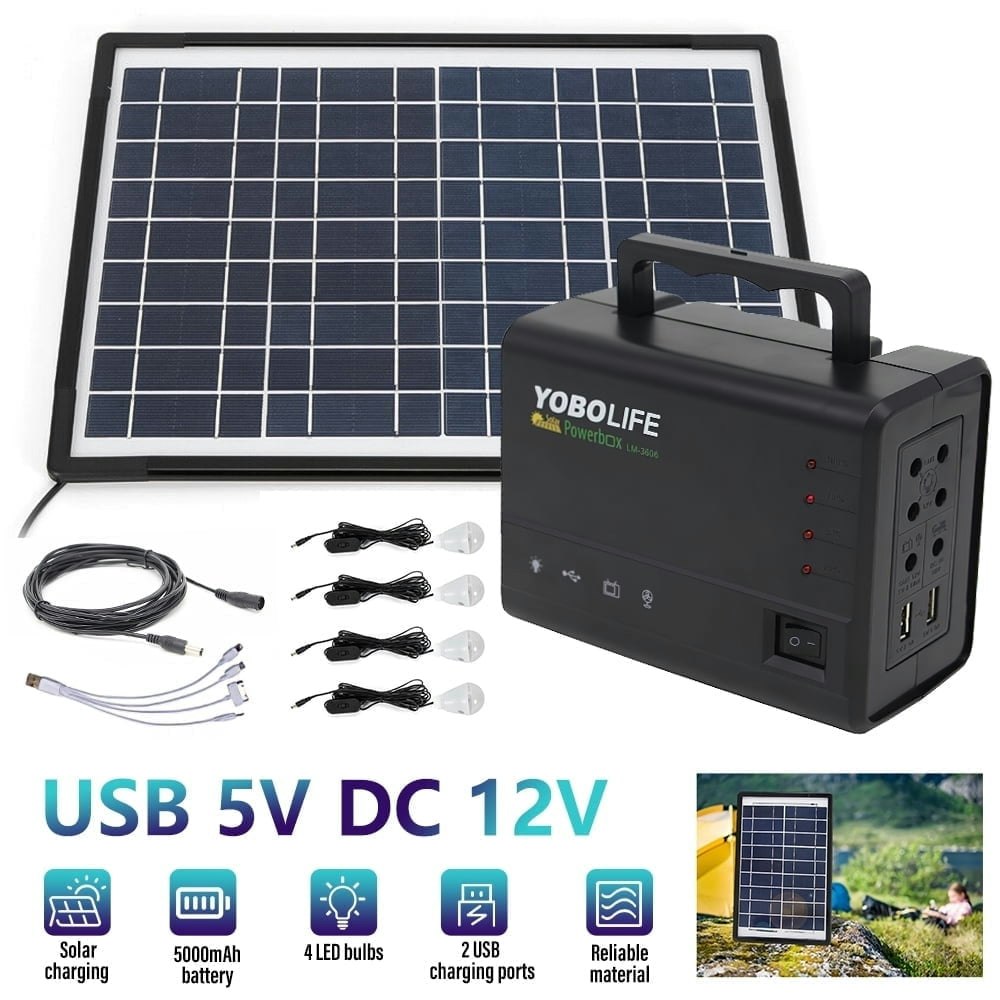 Dfito 12V 5A Portable Solar Generator with 10W Panel: $69.47 Dfito 12V 5A Portable Solar Generator with 10W Panel: $69.47