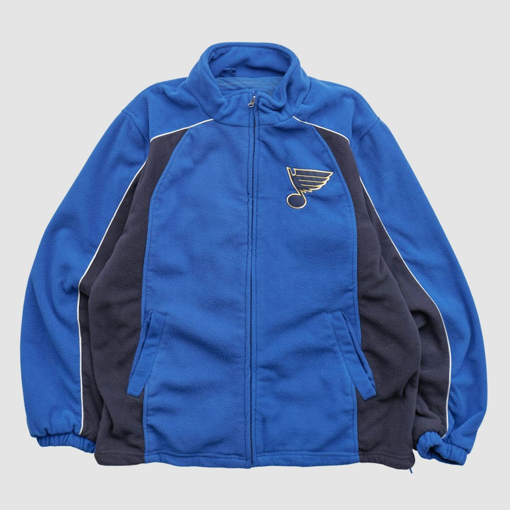 Fanatics Real Vintage St. Louis Blues NHL 2010s Full Zip Sweatshirt: $74.99