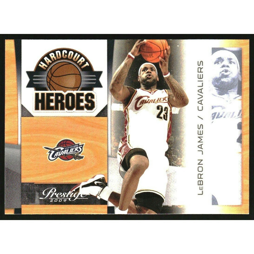 2009-10 Prestige Hardcourt Heroes LeBron James Card: $12