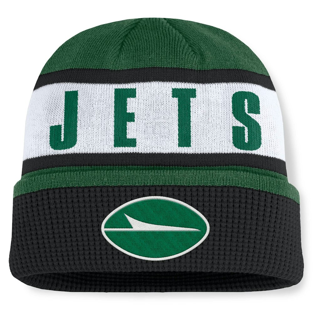 New York Jets Oskie Cuffed Knit Hat: $25.99