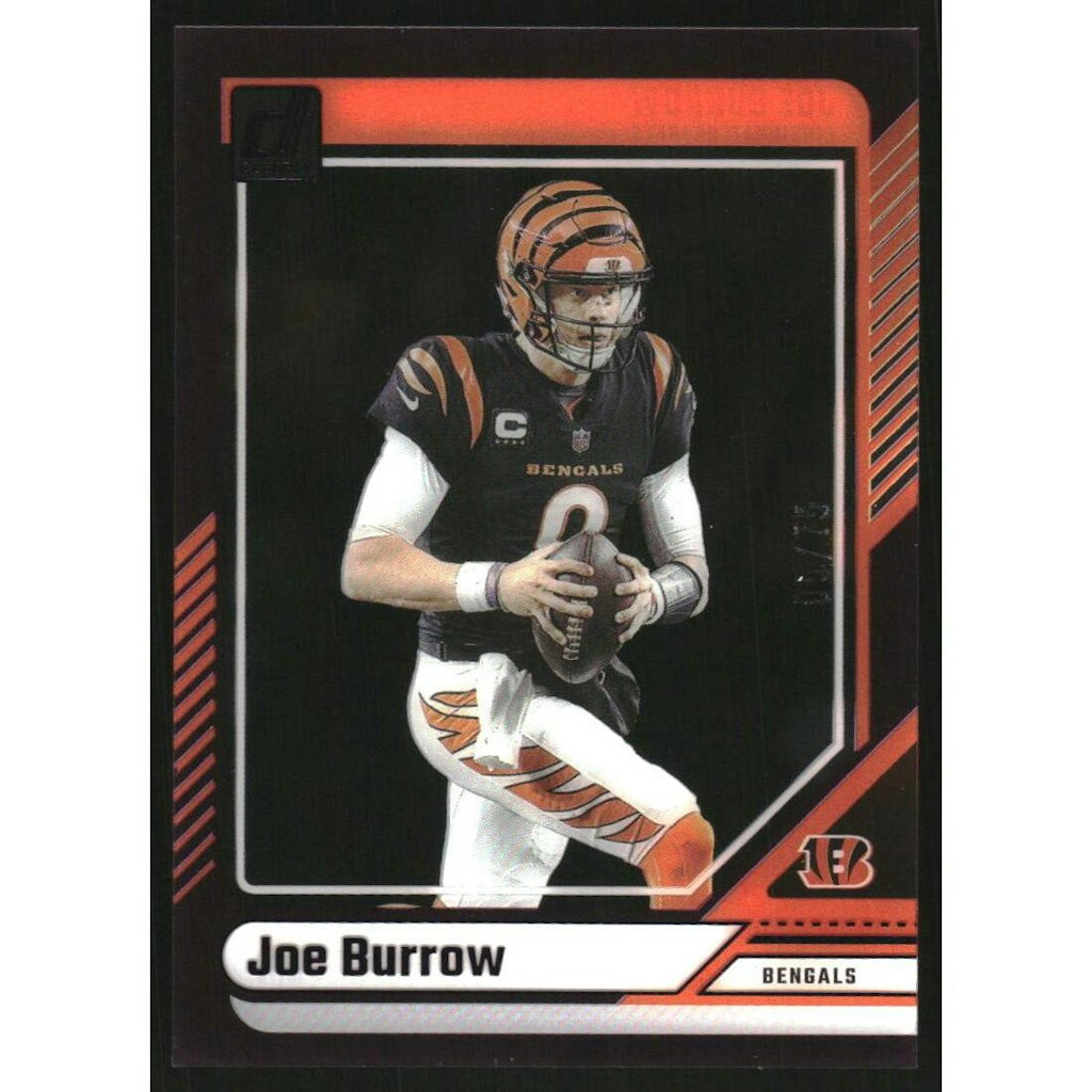 2024 Donruss Clearly Joe Burrow Purple #12 Trading Card: $15
