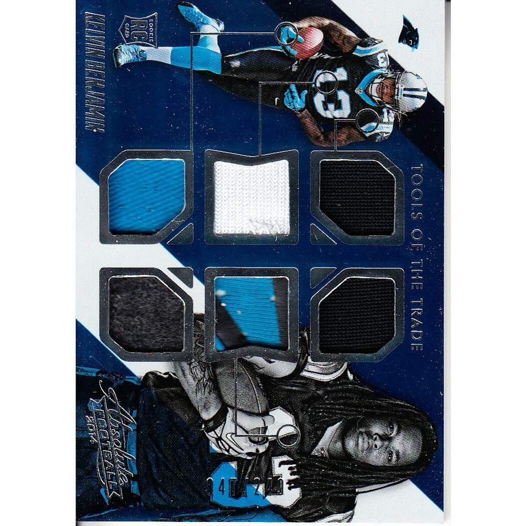 2014 Absolute Tools of the Trade Kelvin Benjamin Rookie Card 249-Count: $14