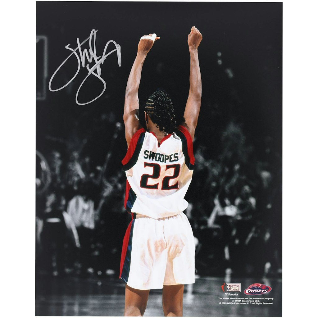Sheryl Swoopes Autographed 11" x 14" Houston Comets Photograph: $39.99