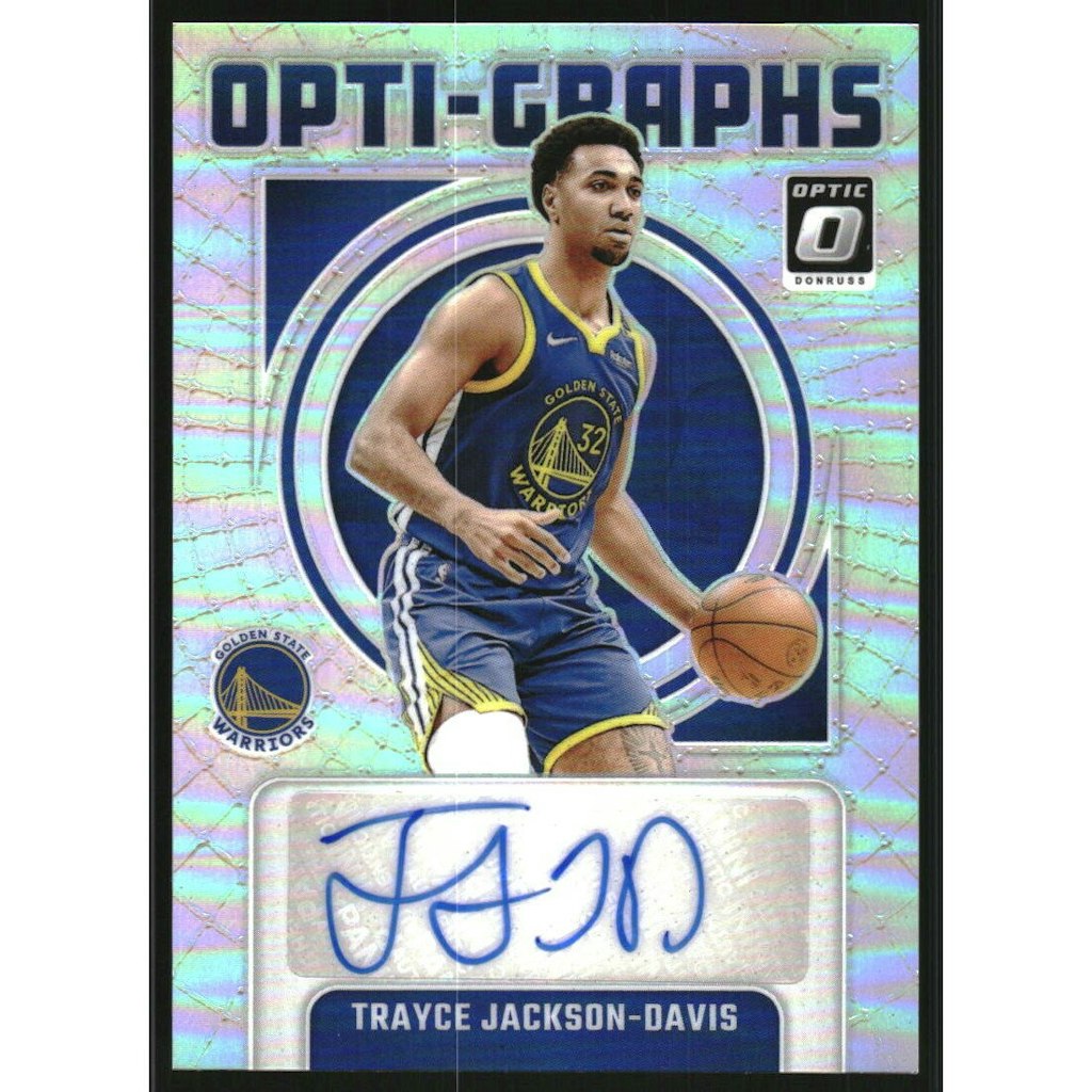 2024-25 Donruss Optic Trayce Jackson-Davis Opti-Graphs Holo Autograph Card: $12