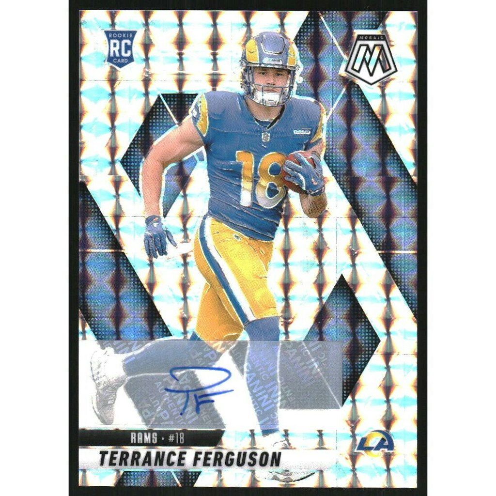 2025 Panini Mosaic Terrance Ferguson Rookie Autograph Card: $15