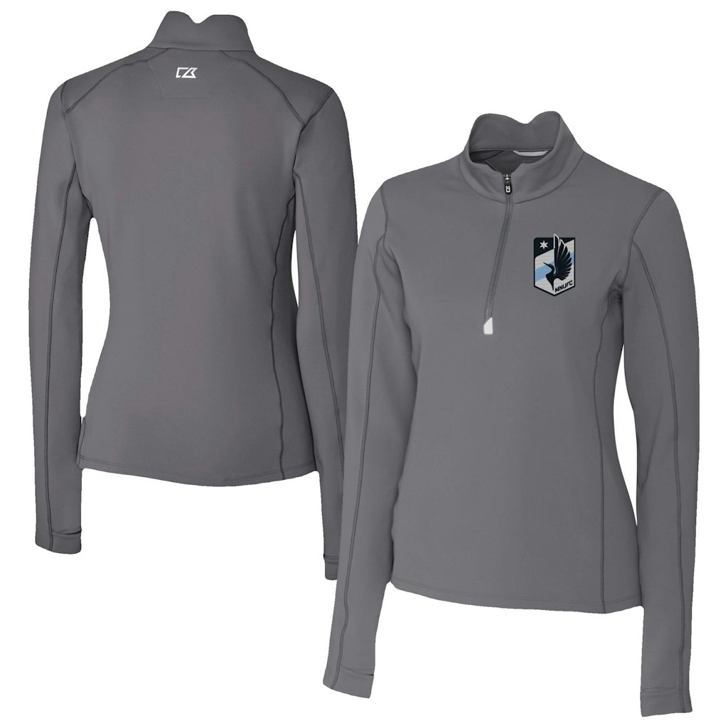 Cutter & Buck Minnesota United FC Women's Traverse Stretch Eco Quarter-Zip Top: $132.99